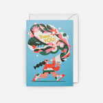 Atvirukas. Floral Flourish Megaphone
