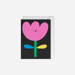 Atvirukas. Happy Flower