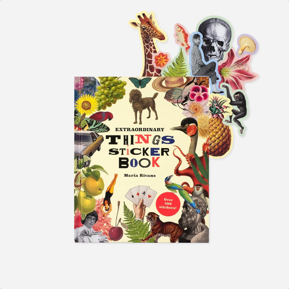 Knyga. Extraordinary Things Sticker Book