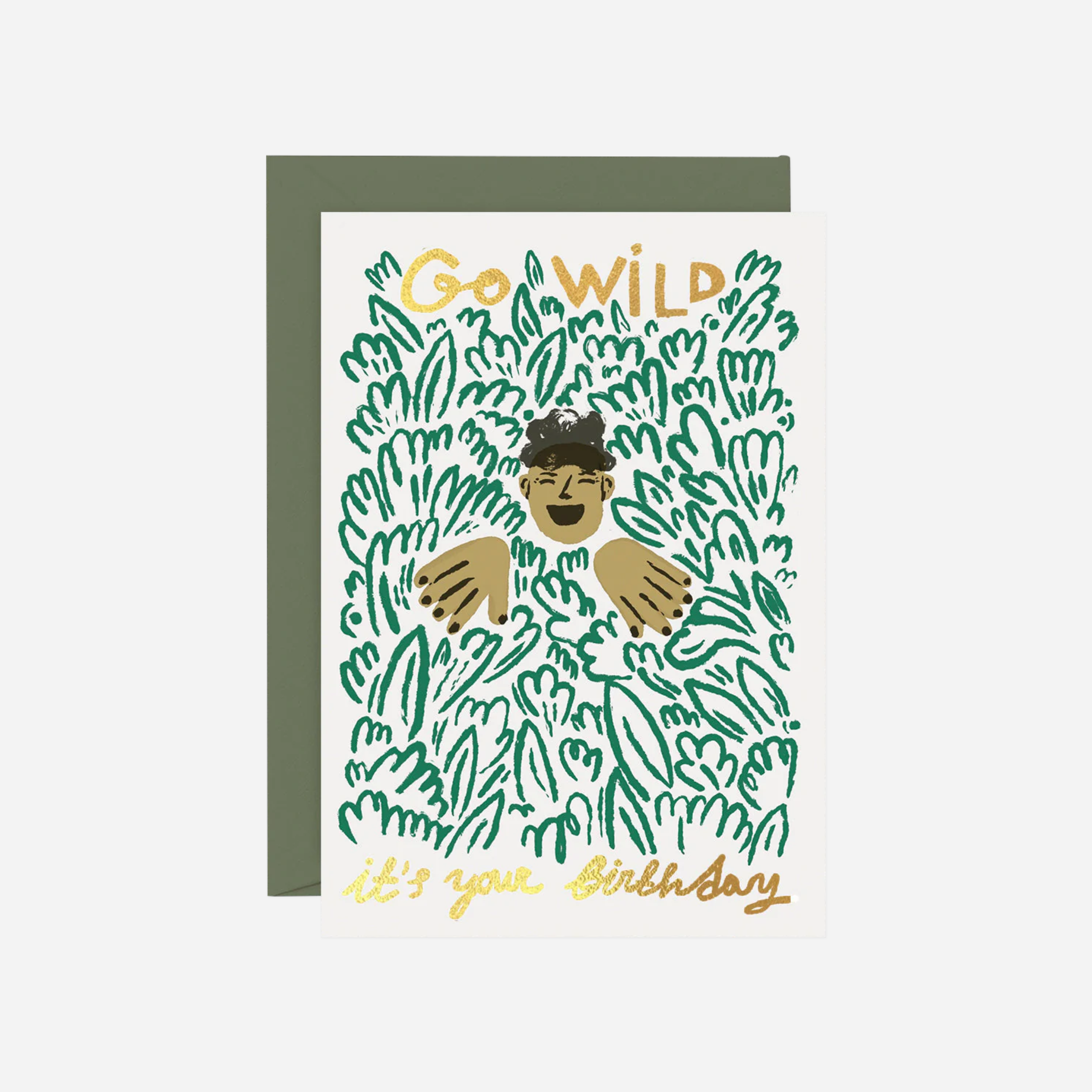 Atvirukas. Go Wild Birthday