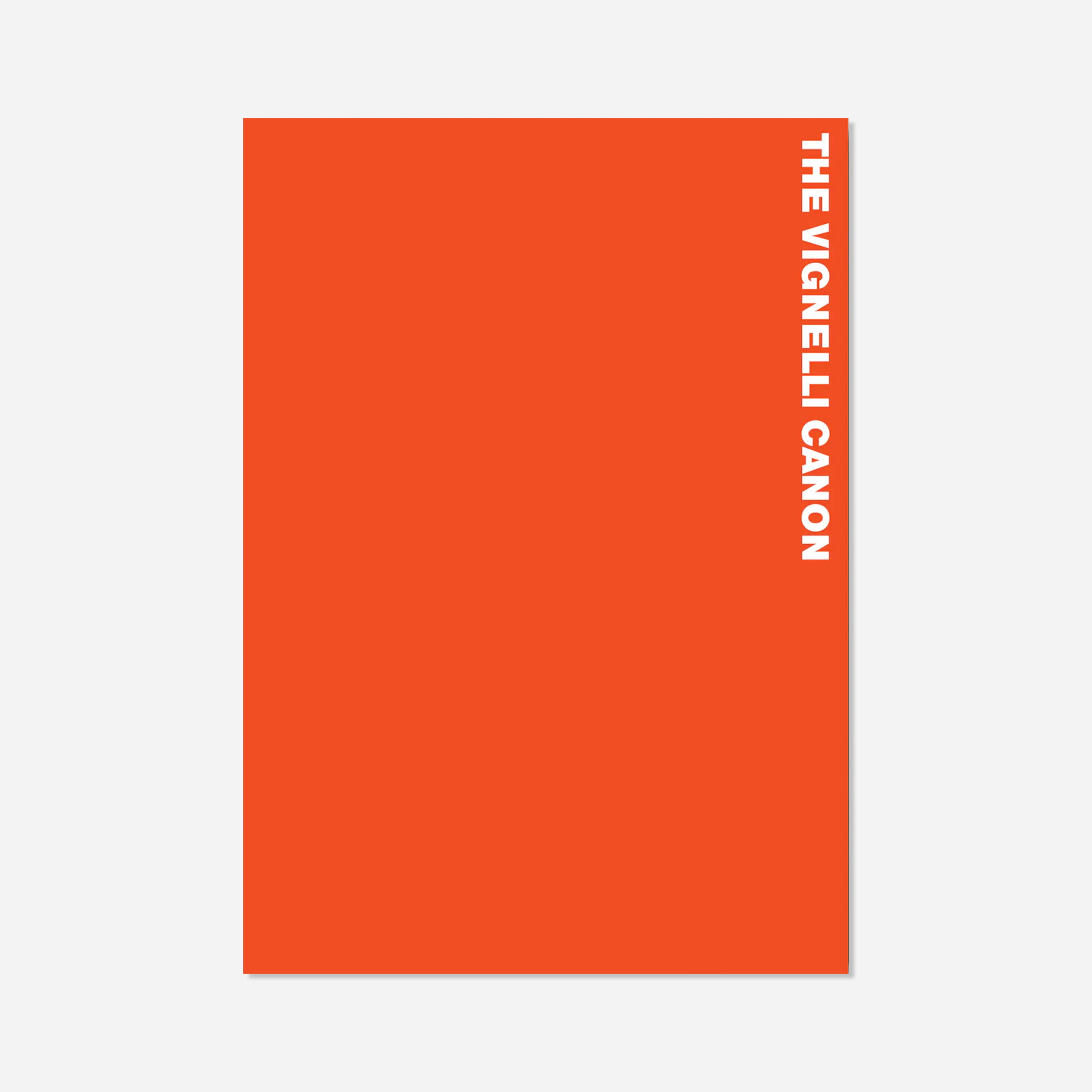 Knyga. The Vignelli Canon