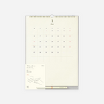 Sieninis kalendorius. MD Calendar Wall-Hanging with Pencil [2026]