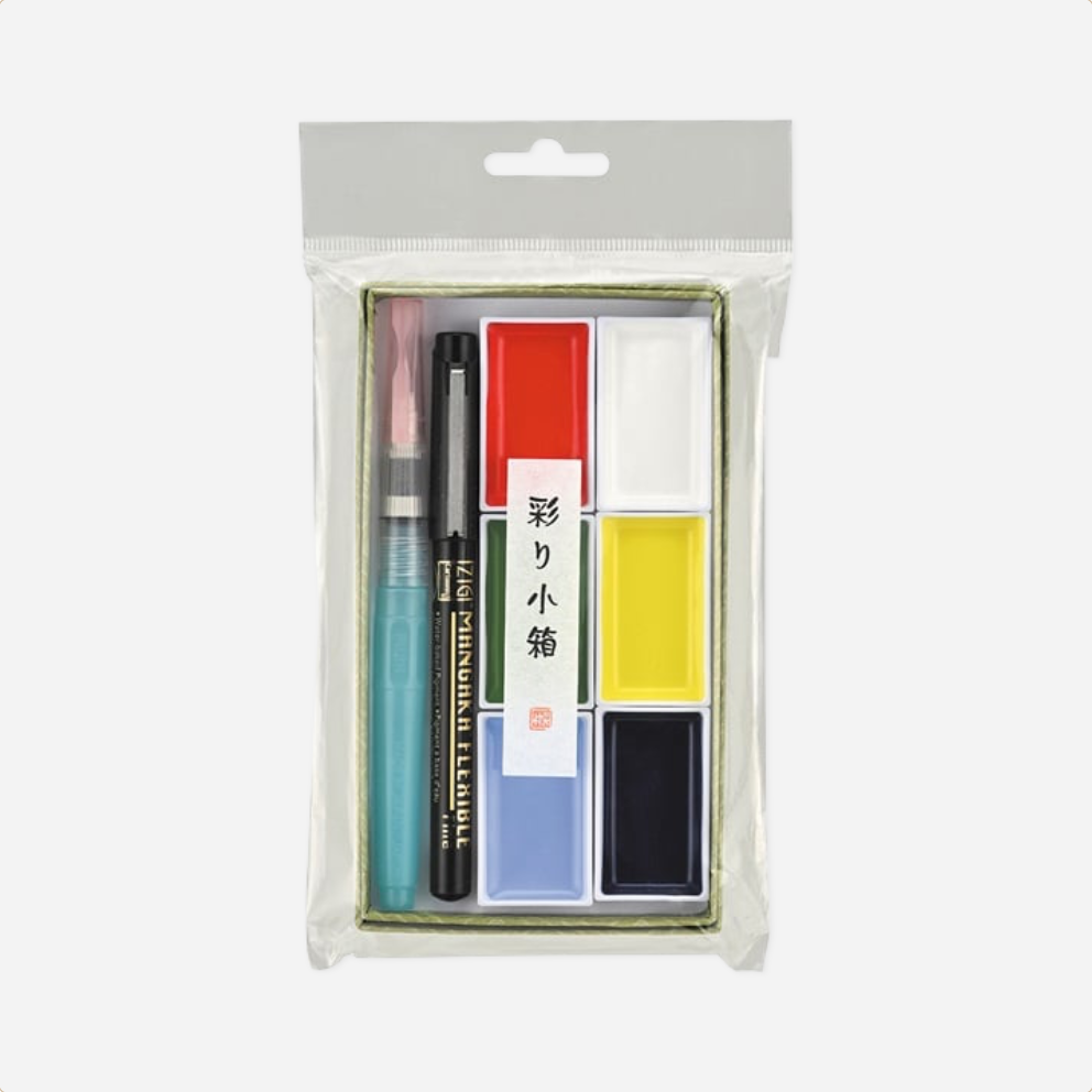 Japoniška akvarėlė. Gansai Irodori Small Box