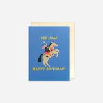 Atvirukas. Yee-Haw Happy Birthday