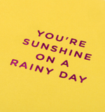 Atvirukas. You're Sunshine On A Rainy Day