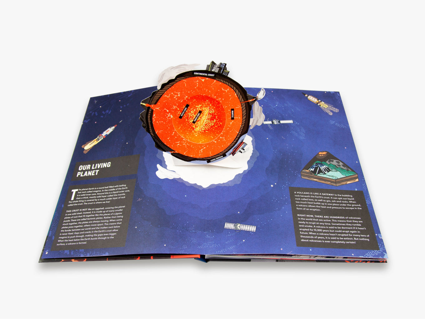 Knyga. Pop-Up Volcano!