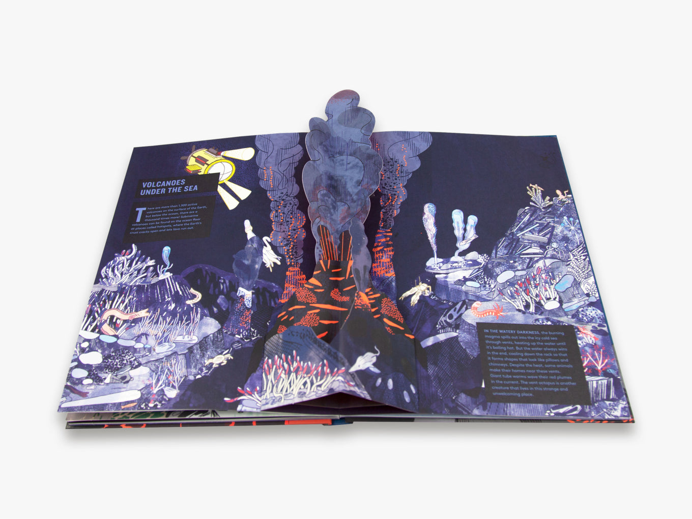 Knyga. Pop-Up Volcano!