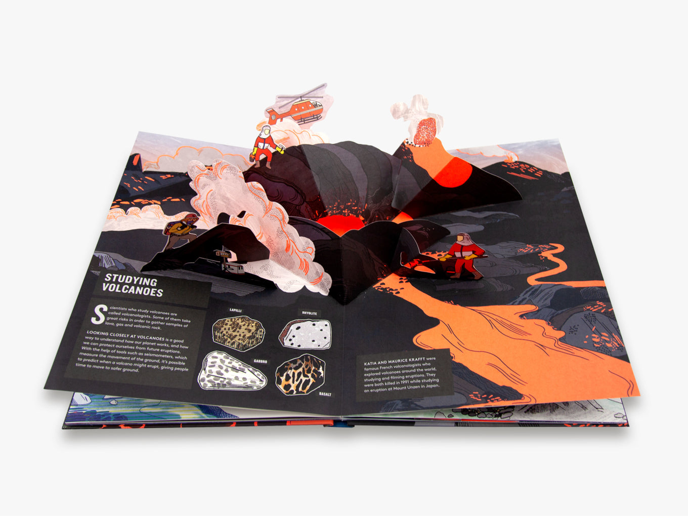 Knyga. Pop-Up Volcano!