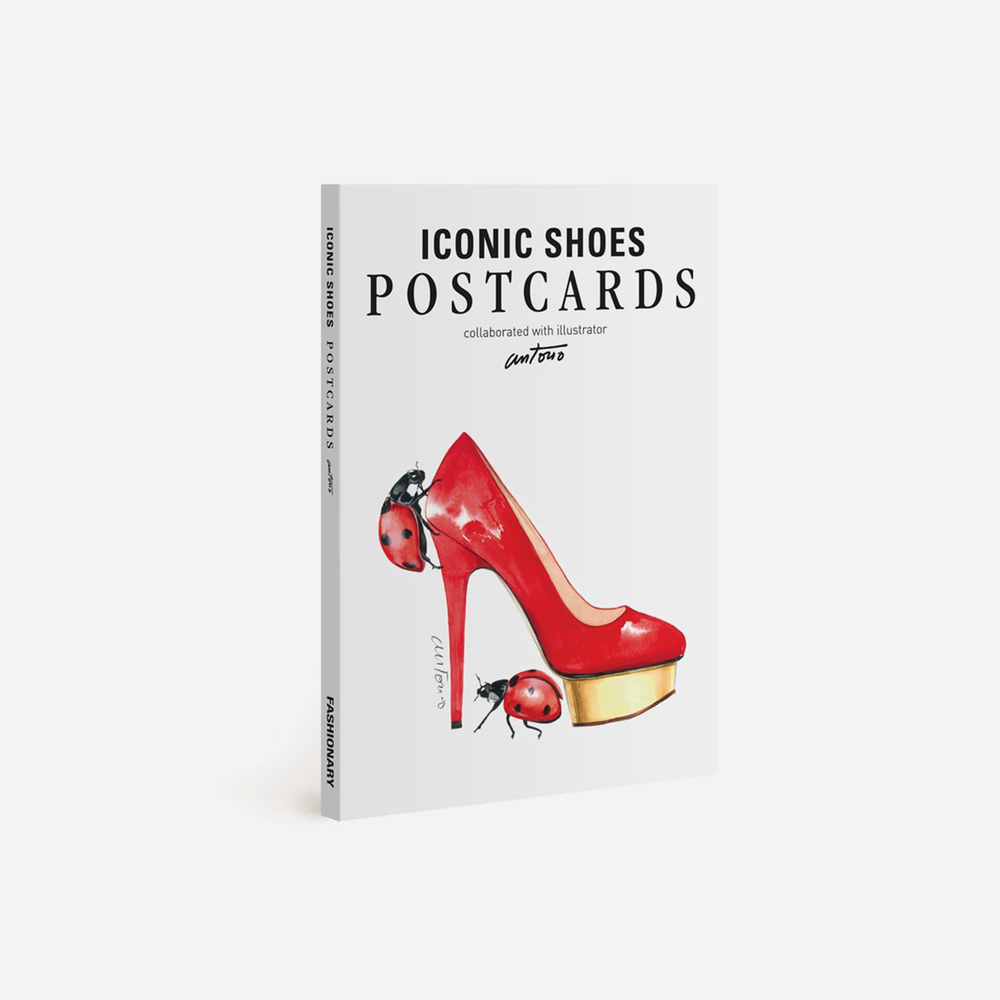 Knyga. Iconic Shoe Postcards Book