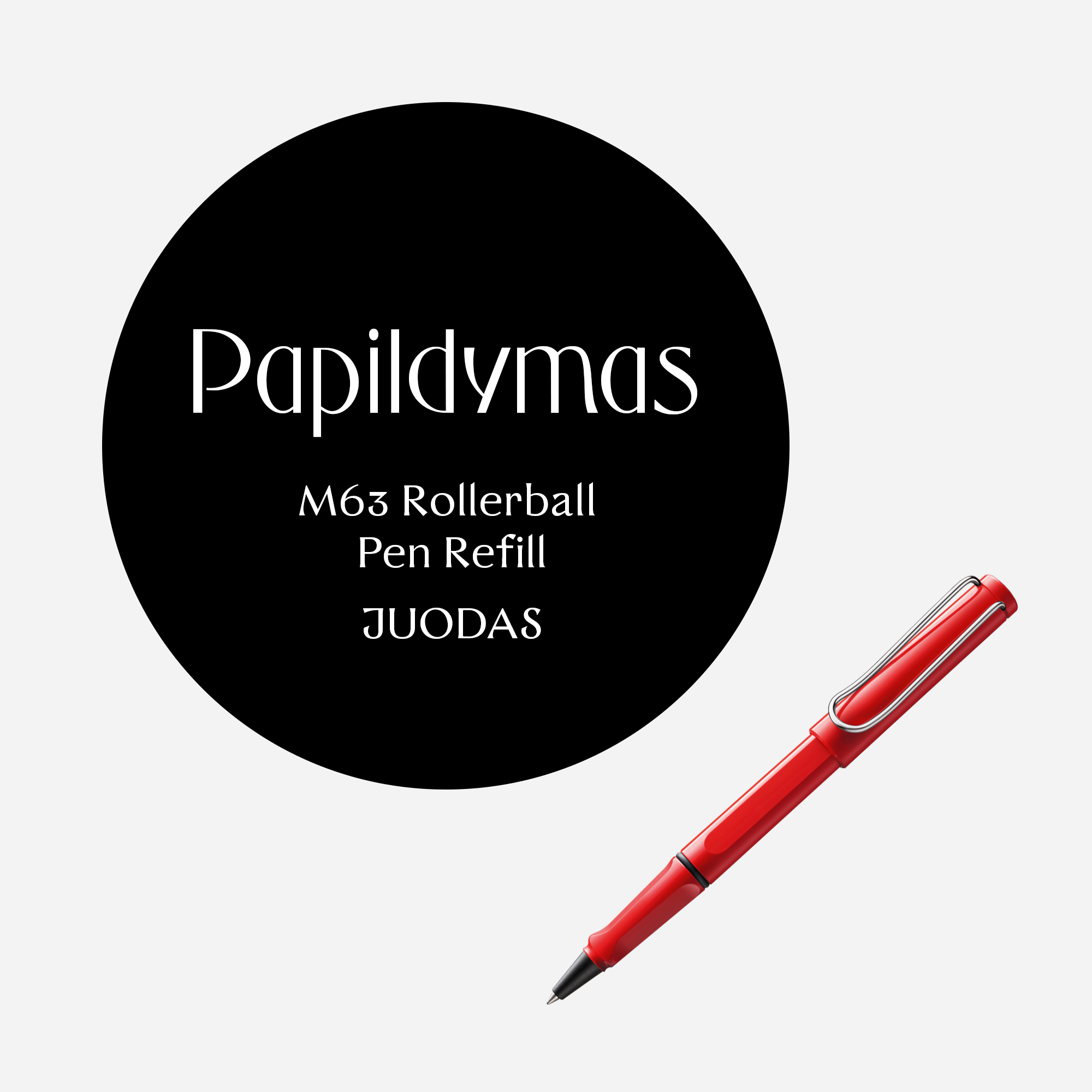 Širdelė. Lamy M63 Rollerball Refill
