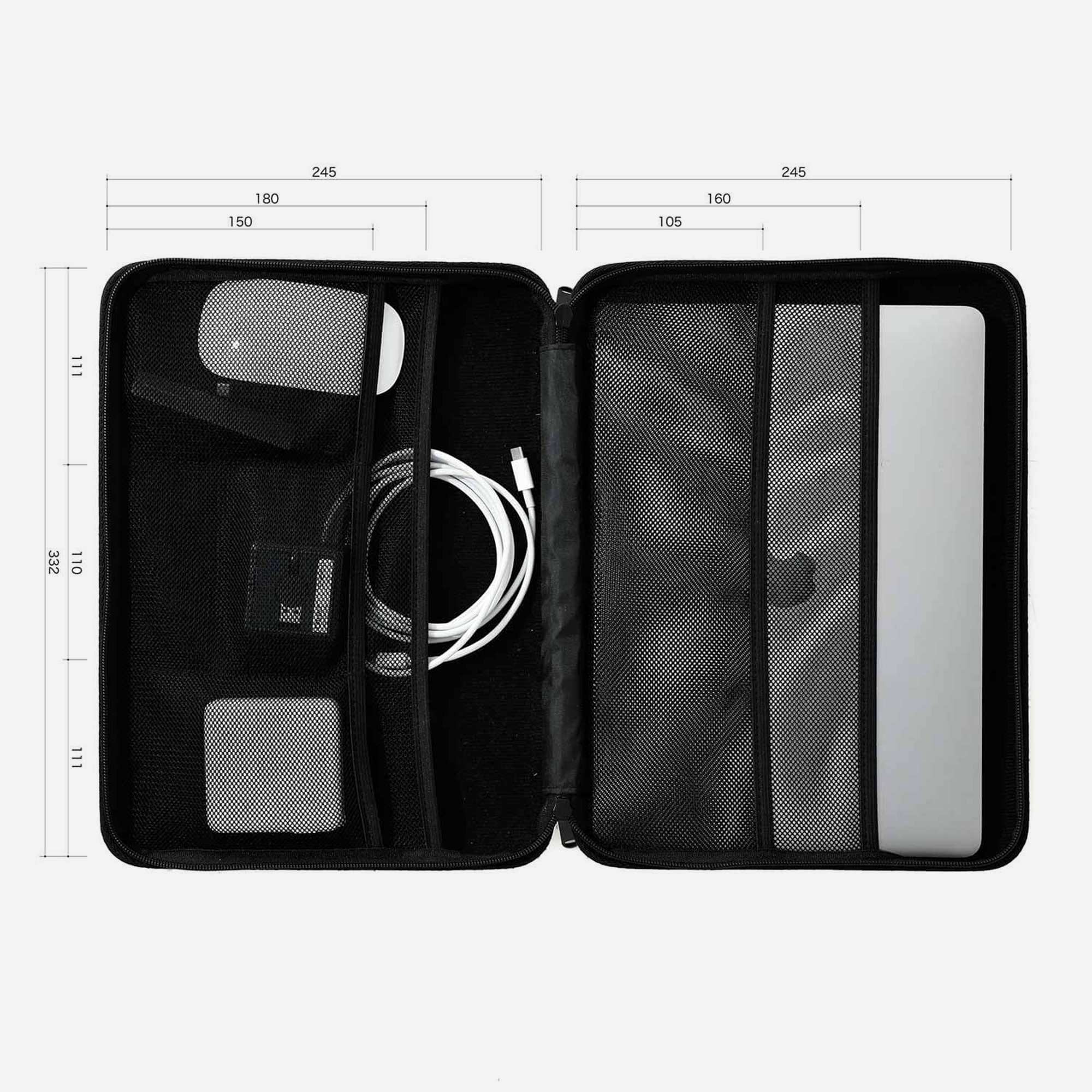 Dėklas kompiuteriui. Nahe Hard Shell Case [XL]