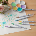 Flomasteriai. Clean Color Real Brush rinkinys [6 vnt.]