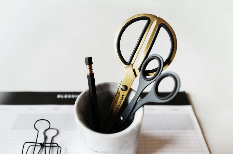 Žirklės. Scissors 8" - Auksinė