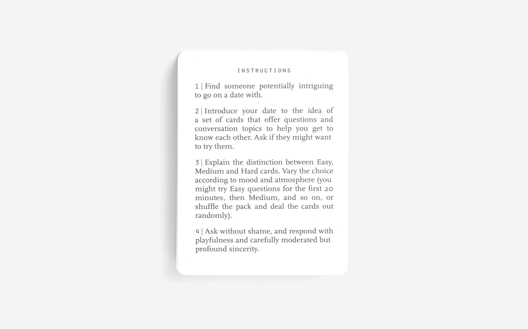 Kortelės. Dating Cards