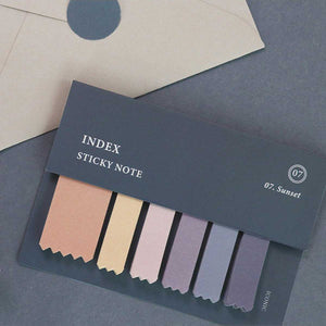 Lipnūs lapeliai. Sticky Note Index [Sunset]