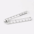 Liniuotė. Policarbonate Multiple Ruler - 16cm.