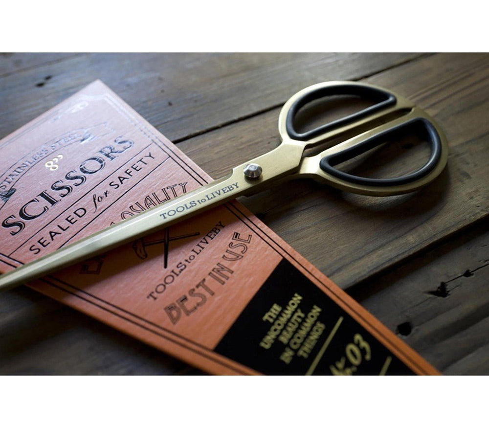 Žirklės. Scissors 8" - Auksinė