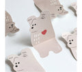 Lipnūs lapeliai. Sticky Note Animal [Brown Bear]